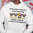 People Should Seriously Stop Expecting Shirt Pug Lovers Autism Awareness Month Shirts Hoodie Funny Gifts