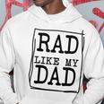 Rad Like My Dad Matching Father Son Daughter Kids Hoodie Funny Gifts