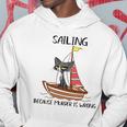 Sailing Because Murder Is Wrong Funny Sailing Men Hoodie Personalized Gifts