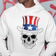 Skull 4Th Of July Uncle Sam American Flag Men Women Hoodie Unique Gifts