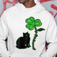 St Patricks Day Black Cat My Lucky Charm Hoodie Funny Gifts