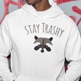 Stay Trashy Racoon Trash Panda Lover Gift Hoodie Unique Gifts