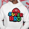 Super Bro Funny Brother Video Gaming Lover Gift Birthday Holiday By Mesa Cute Hoodie Funny Gifts