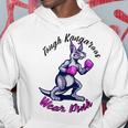 Tough Kangaroos Wear Pink In Support Of Breast Cancer Awareness Hoodie Funny Gifts