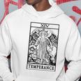 Vintage Tarot Card Temperance Card Occult Tarot Hoodie Unique Gifts