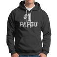 1 Papou Number One Sports Fathers Day Gift Hoodie