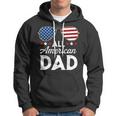 All American Dad Patriotic 4Th Of July Usa Flag Sunglasses Hoodie