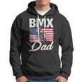 American Flag Bmx Dad Fathers Day Funny 4Th Of July Hoodie