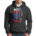 Best Effin’ Step Dad 4Th Of July Ever Shoes Trace Flag Hoodie