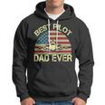 Best Pilot Dad Ever Fathers Day American Flag 4Th Of July Hoodie