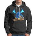 Cute Blue Dragon And His Cookie Treasure Hoard Hoodie