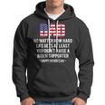 Dad No Matter How Hard Life Gets At Least Happy Fathers Day Hoodie