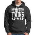 Dad Of Twins Proud Father Of Twins Classic Overachiver Hoodie