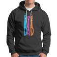 Dad Papa Father Colorful Asl American Sign Language Deaf Hoodie