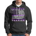 Epilepsy Warrior Usa Flag United States Flag Epilepsy Epilepsy Awareness Hoodie