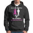 Every Disability Is Visible Eosinophilic Disease Awareness Pink Ribbon Eosinophilic Disease Eosinophilic Disease Awareness Hoodie