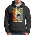 Ewings Sarcoma Warrior Skull Women Vintage Yellow Ribbon Ewings Sarcoma Ewings Sarcoma Awareness Hoodie