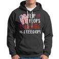 Flip Flops Fireworks And Freedom 4Th Of July V2 Hoodie