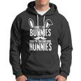 Forget The Bunnies Im Chasing Hunnies Funny Hoodie