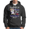 Friends Dont Let Friends Fight Arthrogryposis Alone Unicorn Blue Ribbon Arthrogryposis Arthrogryposis Awareness Hoodie