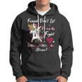 Friends Dont Let Friends Fight Brain Aneurysm Alone Unicorn Burgundy Ribbon Brain Aneurysm Bpd Brain Aneurysm V2 Hoodie