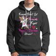 Friends Dont Let Friends Fight Pagets Disease Alone Unicorn Pink Ribbon Pagets Disease Pagets Disease Awareness Hoodie