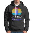 Gerd Awareness Vintage Periwinkle Blue Ribbon Gastroesophageal Reflux Disease Gerd Awareness Hoodie