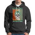 Glaucoma Warrior Skull Women Vintage Green Ribbon Glaucoma Glaucoma Awareness Hoodie