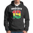 Juneteenth 19 Jersey Black American Freedom Juneteenth Hoodie