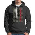 Mens 4Th Of July Soccer Dad Patriotic American Flag Fathers Day Hoodie