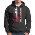 Mens 4Th Of July Us Flag Diver Dad Gift For Fathers Day Hoodie