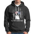 Mens Boston Terrier Dad American Flag 4Th Of July Dog Fathers Day Hoodie