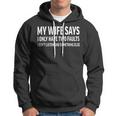 Mens My Wife Says I Only Have Two Faults 368 Trending Shirt Hoodie