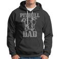 Mens Pitbull Dad Funny Dog Pitbull Sunglasses Fathers Day Pitbull  V3 Hoodie