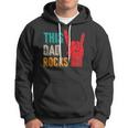 Mens This Dad Rocks Desi For Cool Father Rock And Roll Music Hoodie