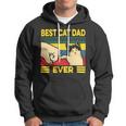 Mens Vintage Best Cat Dad Ever Bump Fit 240 Shirt Hoodie