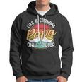 Papa Like A Grandpa Only Cooler Funny Quote For Fathers Day Hoodie