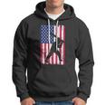Patriotic Us Baseball American Flag Apparel Hoodie