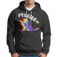 Purride Gay Pride Cat Pride Cat Cat Lgbtq Hoodie
