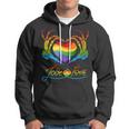 Rainbow Heart Skeleton Love Is Love Lgbt Gay Lesbian Pride Hoodie