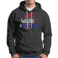 Red White And Booze Funny Adult 4Th Of July Hoodie