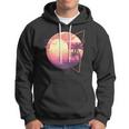 Retro 80S Vaporwave Aesthetic Tropical Sunset 90S Vaporwave Hoodie