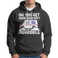 Snow Days Off Postal Worker Rural Mail Carrier Novelty Hoodie