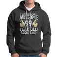 This Is What An Awesome 99 Years Old Looks Like 99Th Birthday Zip Hoodie