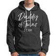 Twins Dad Fun Daddy Of Twins Est 2019 Hoodie