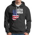 Ultra Maga Proud Ultra-Maga Vintage American Thumbs Up Hoodie