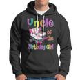 Uncle Birthday Girl Rolling Skate Birthday Family Party Hoodie