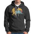 Vintage Retro Bigfoot Believe Silhouette Mountain Sun 234 Shirt Hoodie