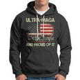 Vintage Ultra Maga And Proud Of It We The People Usa Flag Hoodie