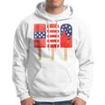 4Th Of July Popsicles Usa Flag Independence Day Patriotic Hoodie